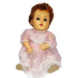 20" 50s Vintage American Character's Sweet Cuddly "Toodles" Jointed Baby Doll